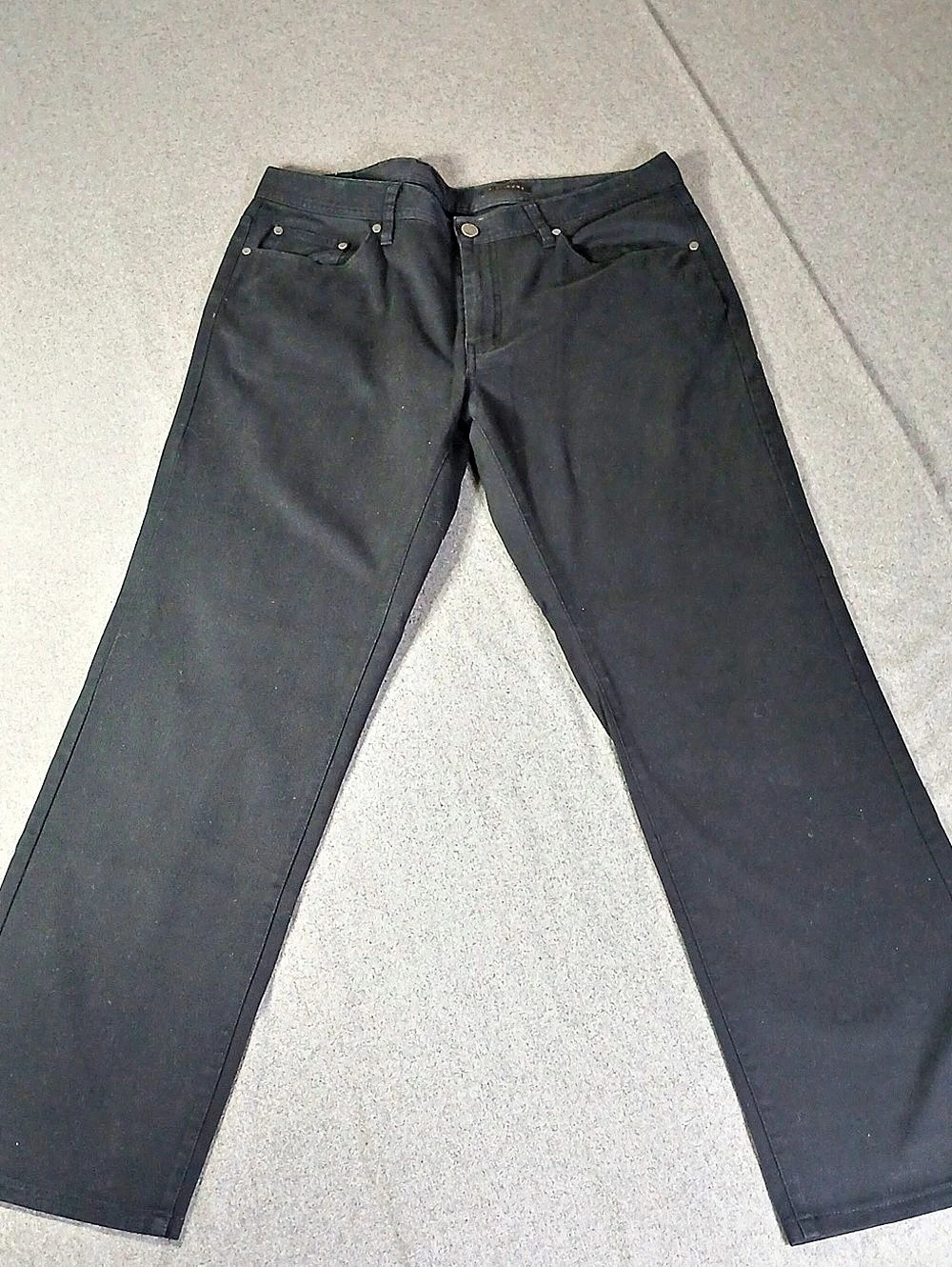 HILBURN Men's Black Straight Jeans Waist 35 Like New